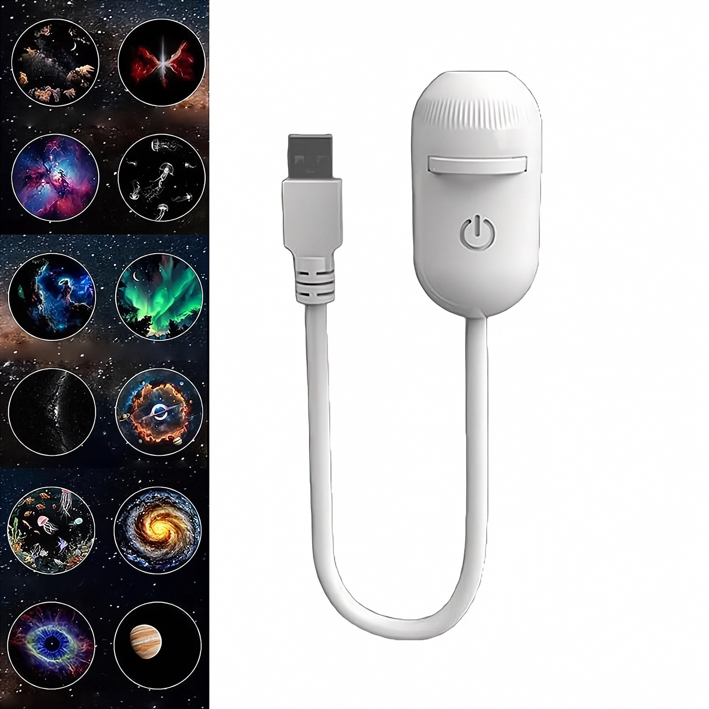 Luxvo Galaxy Star Projector — LED Night Light Universe Lamp