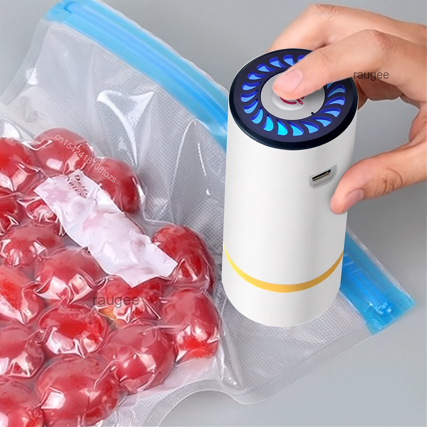 Luxvo Handheld Vacuum Food Sealer — Portable Food Storage Tool