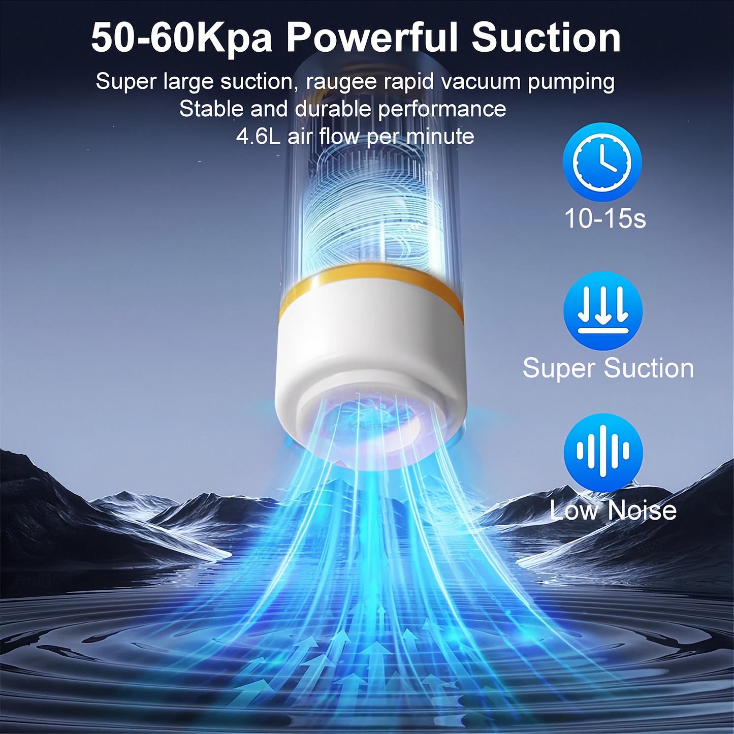 Luxvo Handheld Vacuum Food Sealer — Portable Food Storage Tool