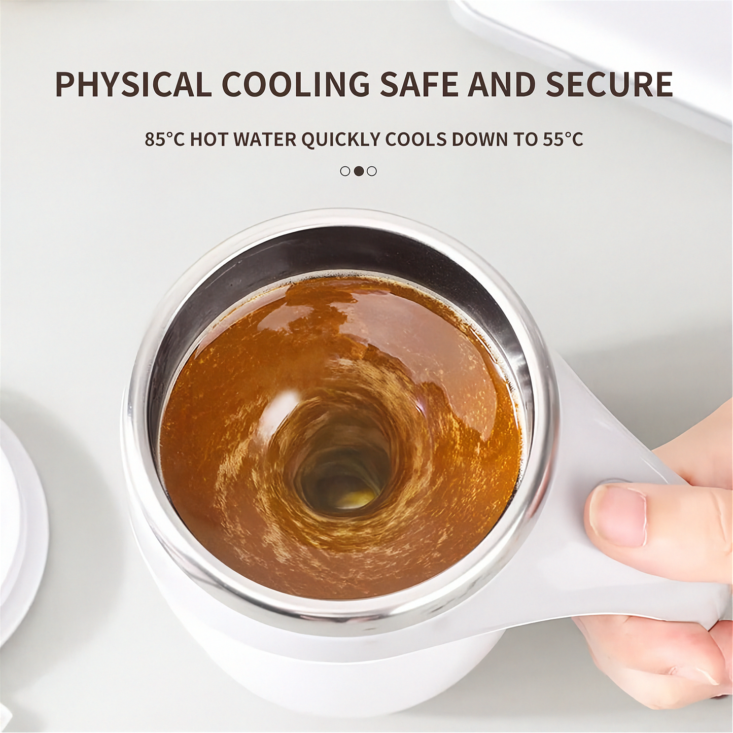 Luxvo™ Self-Stirring Mug – Mix Your Drinks Instantly